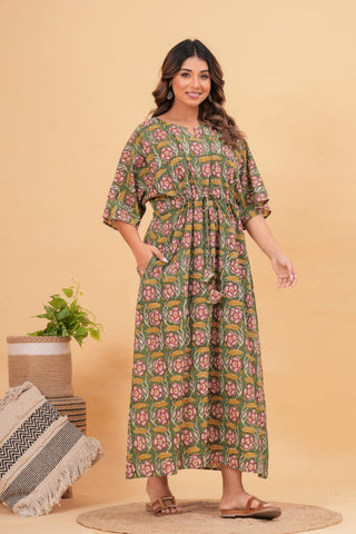 Cotton Printed Women Summer Nighty