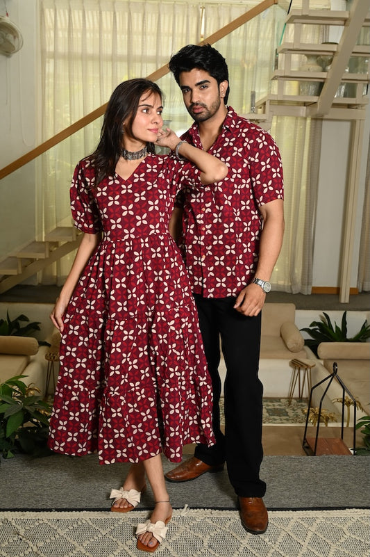 Matching Shirt and One Piece Dress