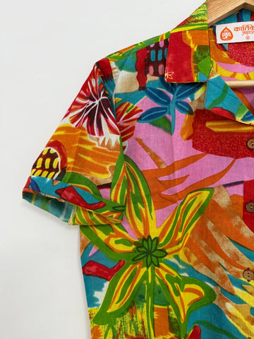 Designer Crop Shirt for Women By Kartikeya Jaipur