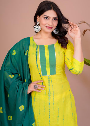 Women’s Cotton Kurti 3 piece suit