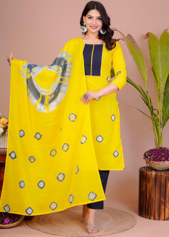 Women’s Cotton Kurti 3 piece suit