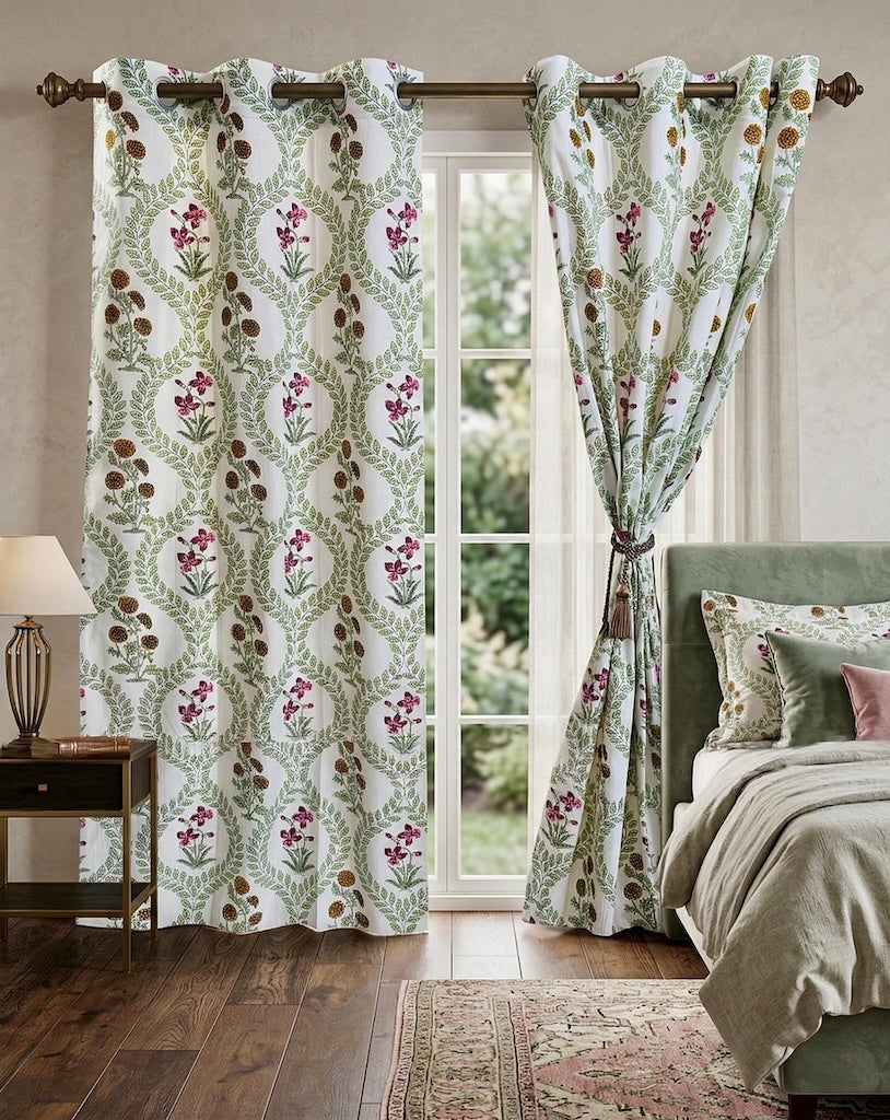 Block Printed Curtains