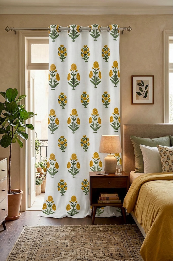 Block Printed Curtains