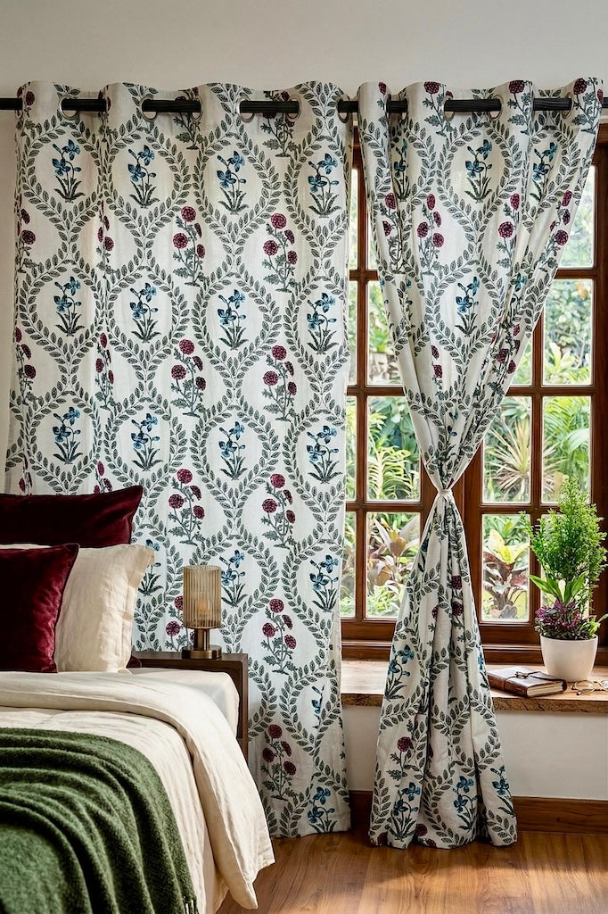 Block Printed Curtains