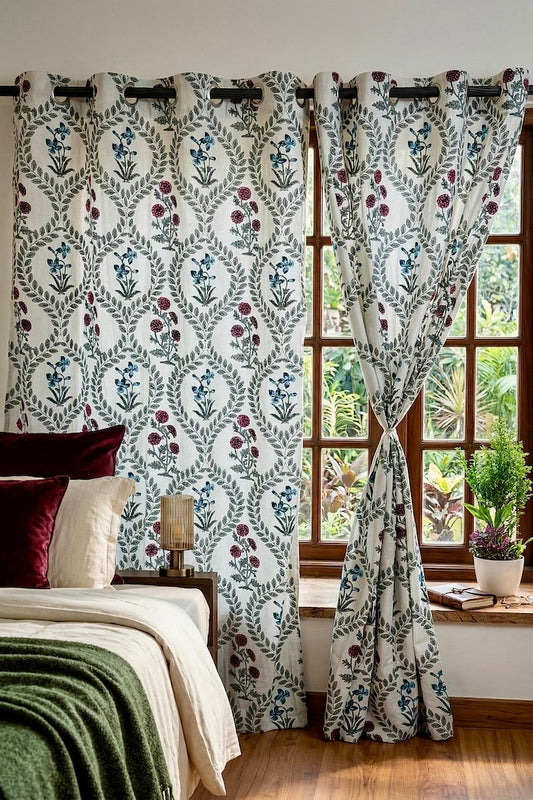 Block Printed Curtains