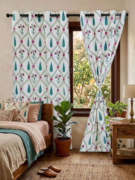 Block Printed Curtains