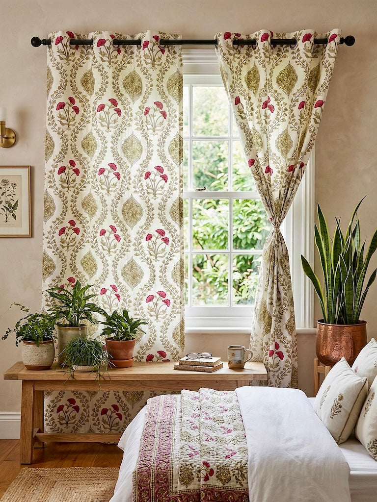 Block Printed Curtains