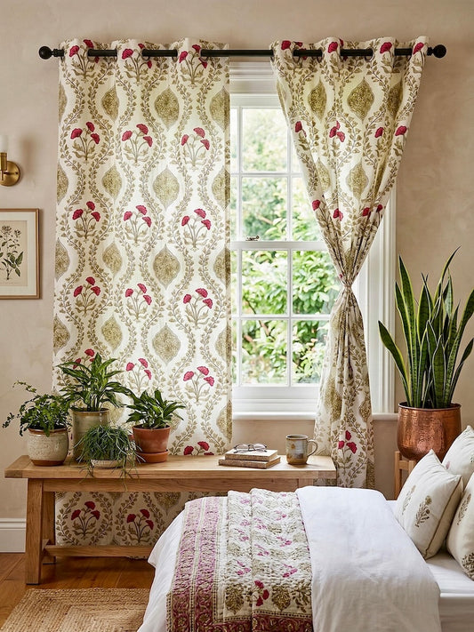 Block Printed Curtains