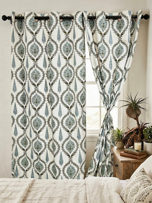 Block Printed Curtains