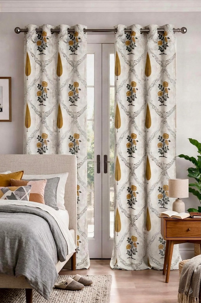 Block Printed Curtains
