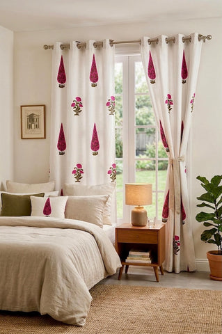 Block Printed Curtains
