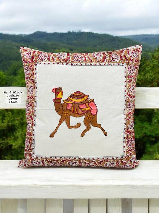 Hand Block Printed 100% Pure Cotton Cushion Covers