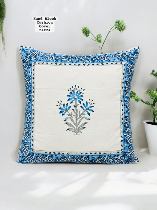 Hand Block Printed 100% Pure Cotton Cushion Covers