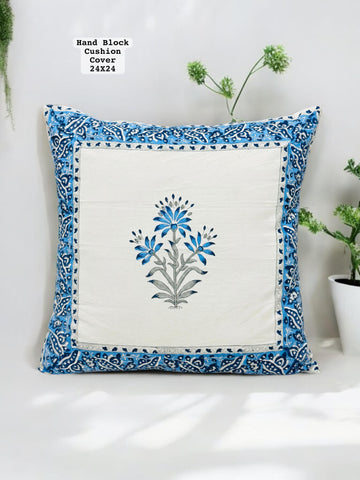 Hand Block Printed 100% Pure Cotton Cushion Covers