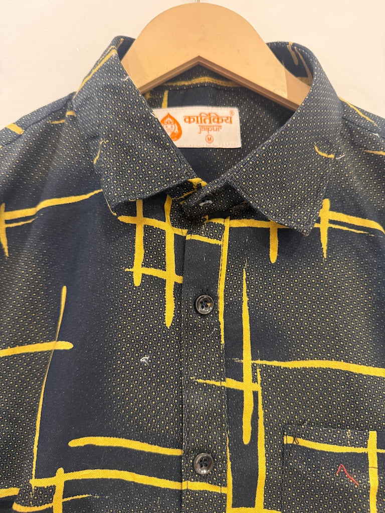 Kartikeya Jaipur Mens Printed Casual Shirt - Party Edit