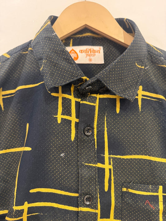 Kartikeya Jaipur Mens Printed Casual Shirt - Party Edit