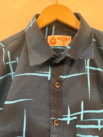 Kartikeya Jaipur Mens Printed Casual Shirt - Party Edit