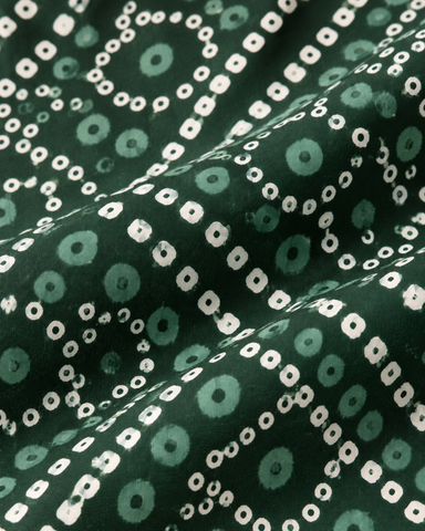 Mens Handcrafted Bandhej Print Cotton Shirt - Mehndi Ceremony