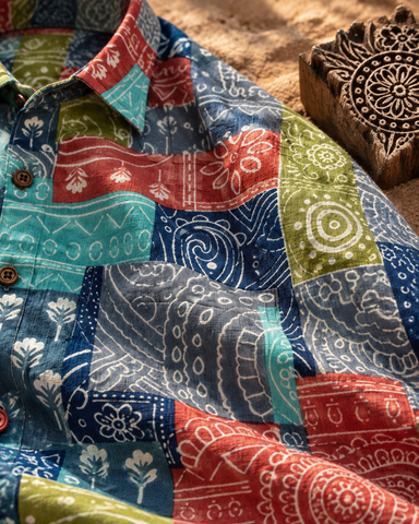 Colorful Stylish Designer Cotton Shirt for Men - Limited Edition