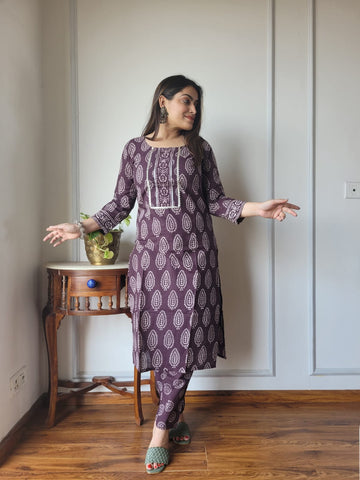 Women’s Cotton Kurti With Pant