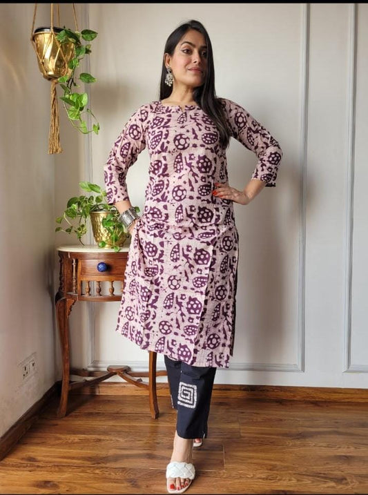 Women’s Cotton Kurti With Pant