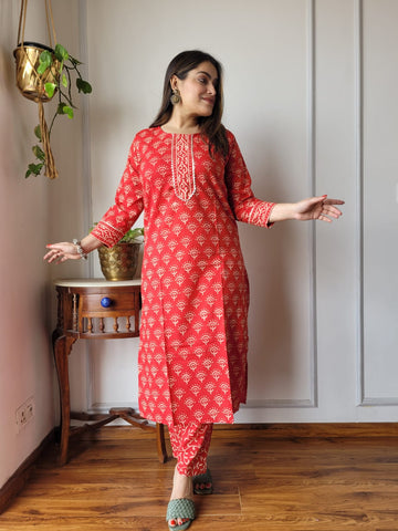 Women’s Cotton Kurti With Pant