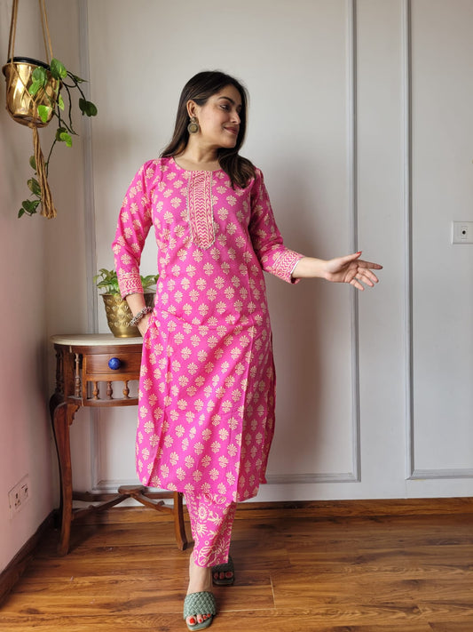 Women’s Cotton Kurti With Pant