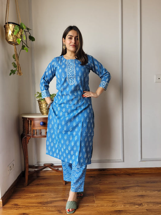Women’s Cotton Kurti With Pant