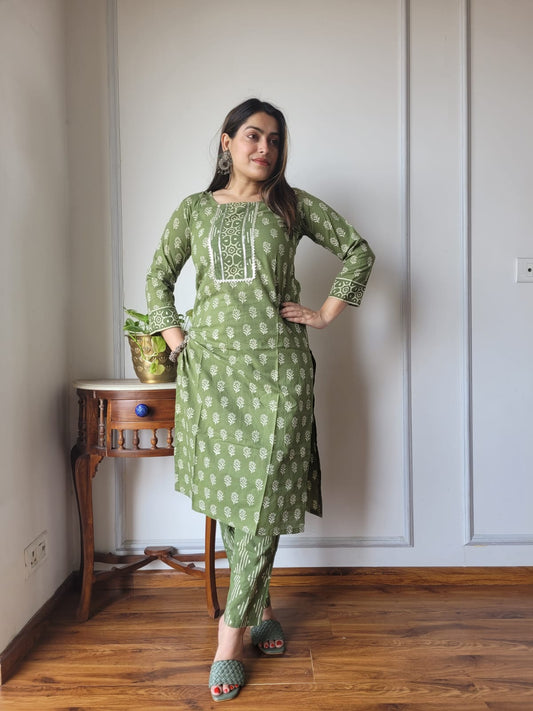 Women’s Cotton Kurti With Pant