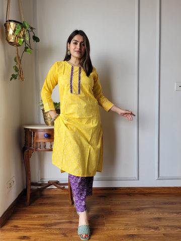 Women’s Cotton Kurti With Pant