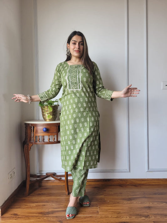 Women’s Cotton Kurti With Pant