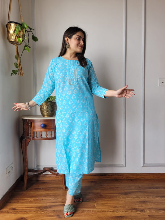Women’s Cotton Kurti With Pant