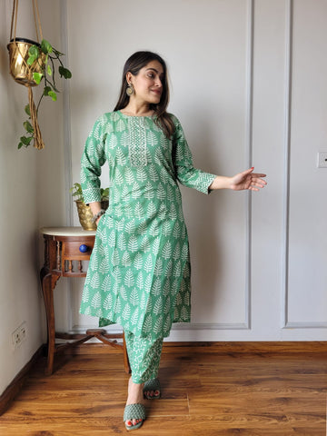 Women’s Cotton Kurti With Pant
