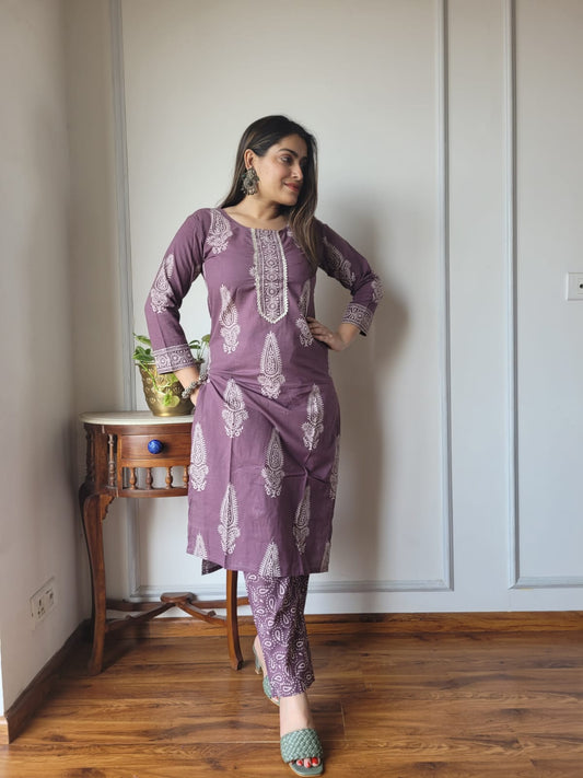 Women’s Cotton Kurti With Pant