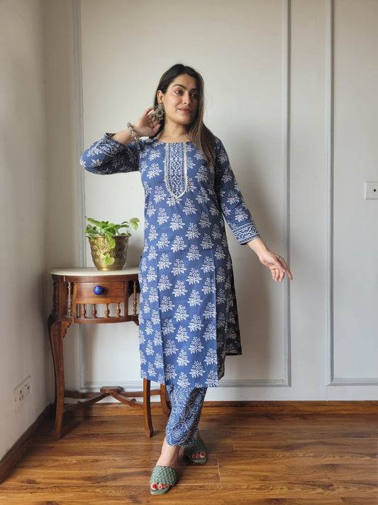 Women’s Cotton Kurti With Pant