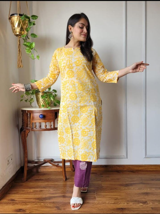Women’s Cotton Kurti With Pant
