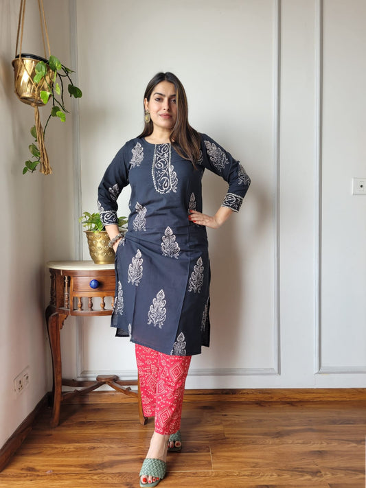 Women’s Cotton Kurti With Pant