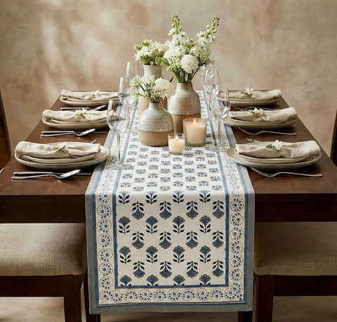 Jaipuri Printed Cotton Table Runner