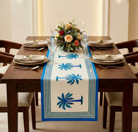 Jaipuri Printed Cotton Table Runner