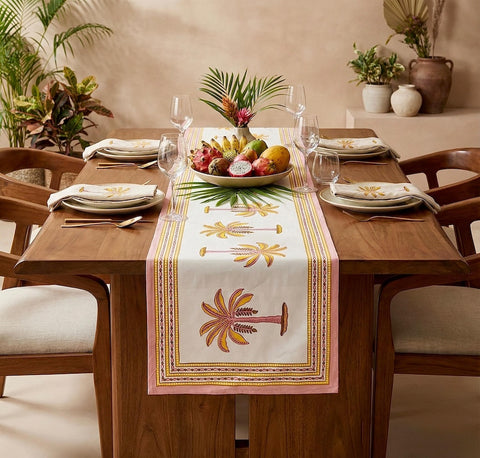 Jaipuri Printed Cotton Table Runner