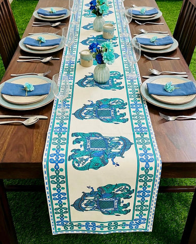 Jaipuri Printed Cotton Table Runner