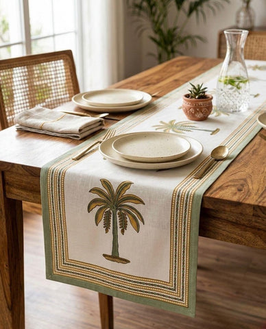 Jaipuri Printed Cotton Table Runner