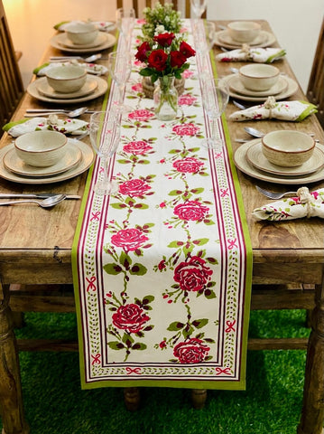 Jaipuri Printed Cotton Table Runner