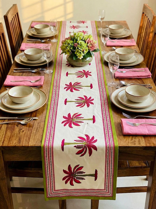 Jaipuri Printed Cotton Table Runner