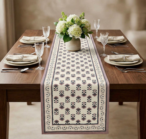 Jaipuri Printed Cotton Table Runner