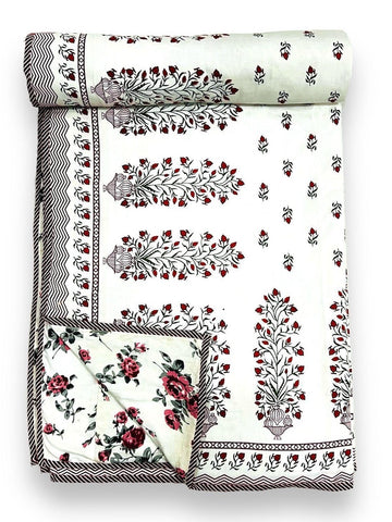 Hand Block Printed Jaipuri Quilts