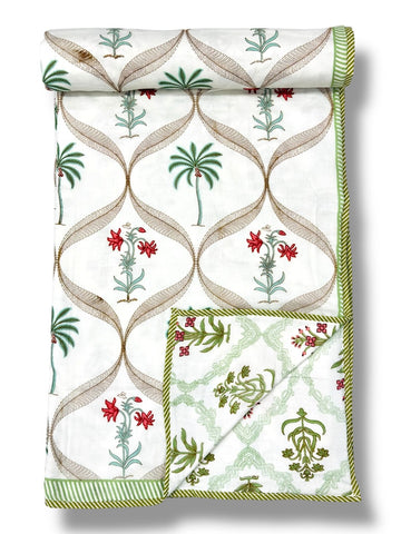 Hand Block Printed Jaipuri Quilts