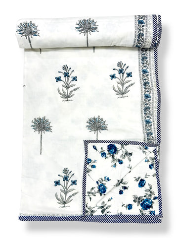 Hand Block Printed Jaipuri Quilts