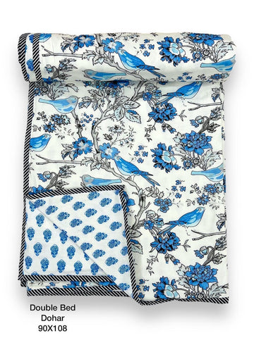 Hand Block Printed Jaipuri Quilts