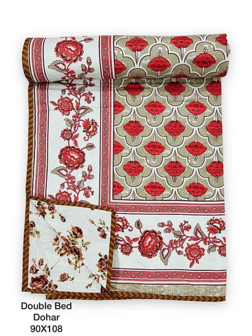 Hand Block Printed Jaipuri Quilts